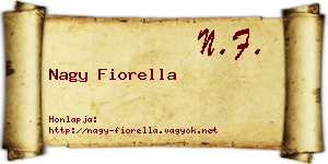 Nagy Fiorella névjegykártya